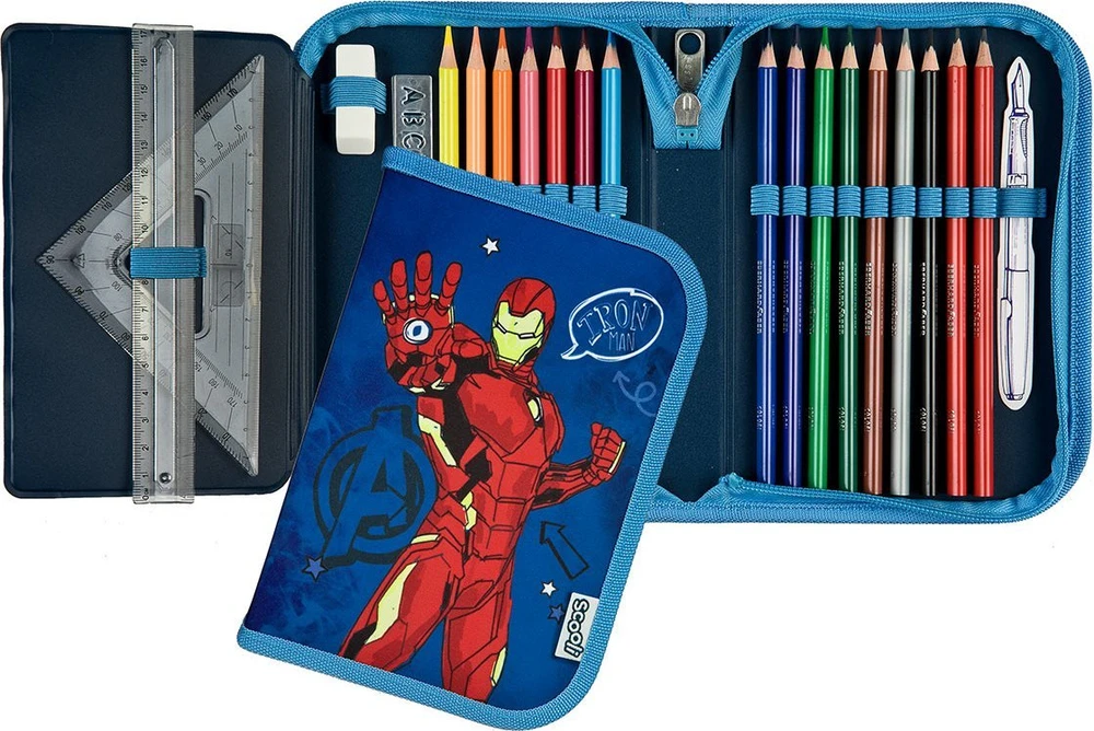 Starpak pieštukų dėklas Penalas su Avengers įranga