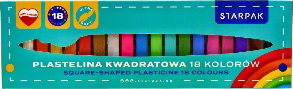 Starpak Plastilinas, 18 spalvų