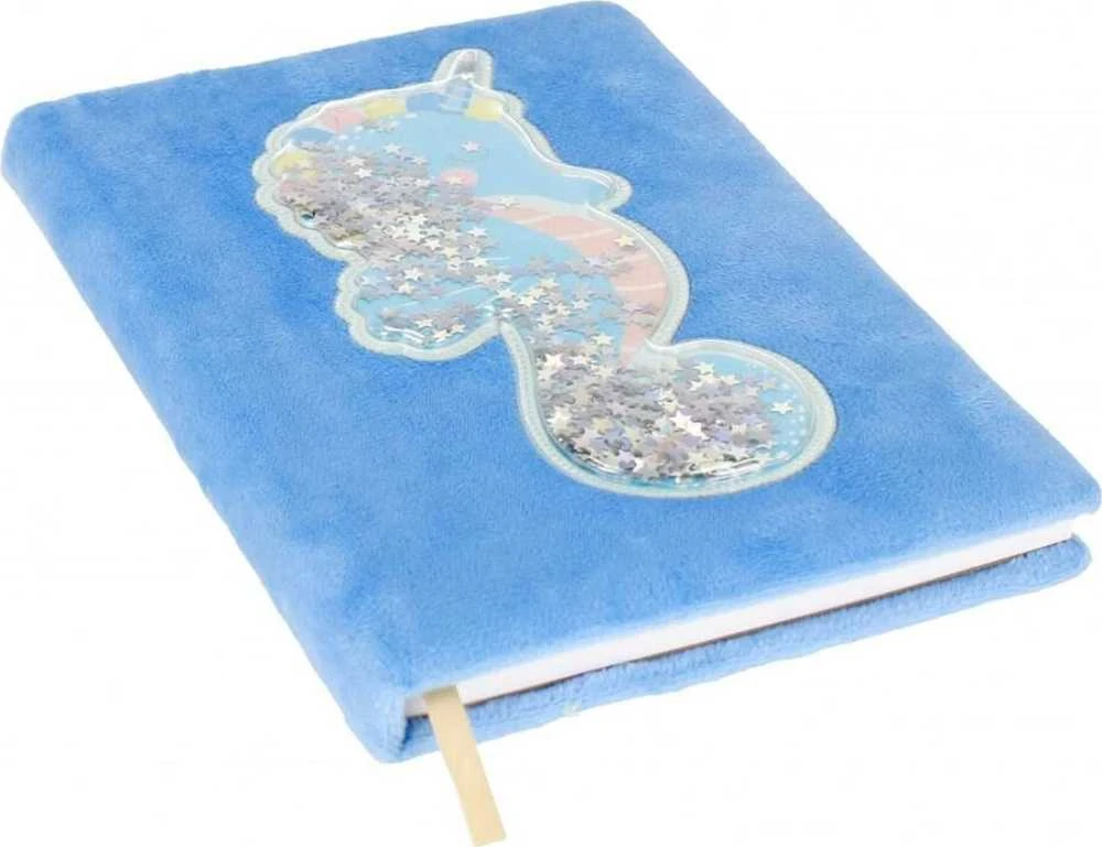 Pliušinis sąsiuvinis A5 Seahorse STARPAK 502122