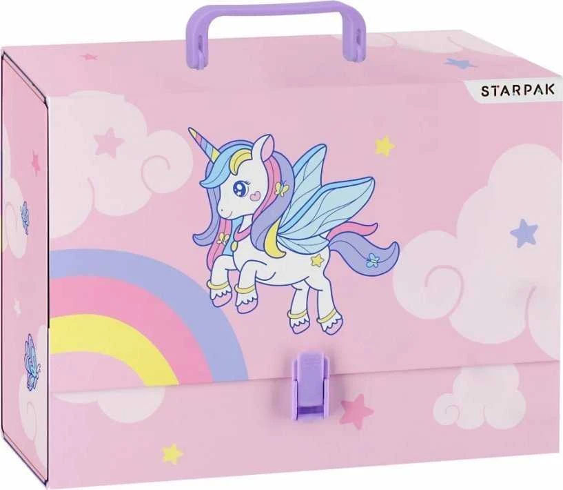 Starpak lagaminėlis vienaragio piešiniu