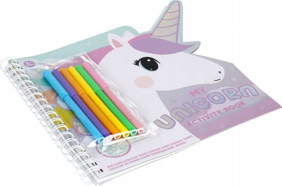 Kūrybinis dažymo rašiklių rinkinys Unicorn STARPAK 497702