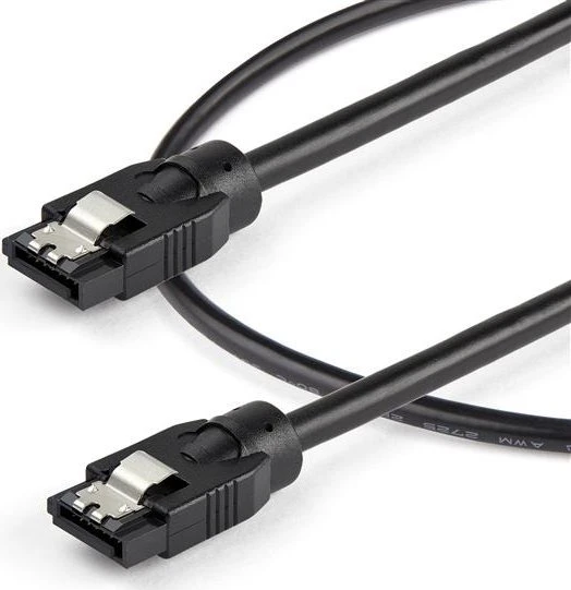 „StarTech“ 0,6 m apvalus SATA kabelis / SATA laidas - fiksuojamos jungtys