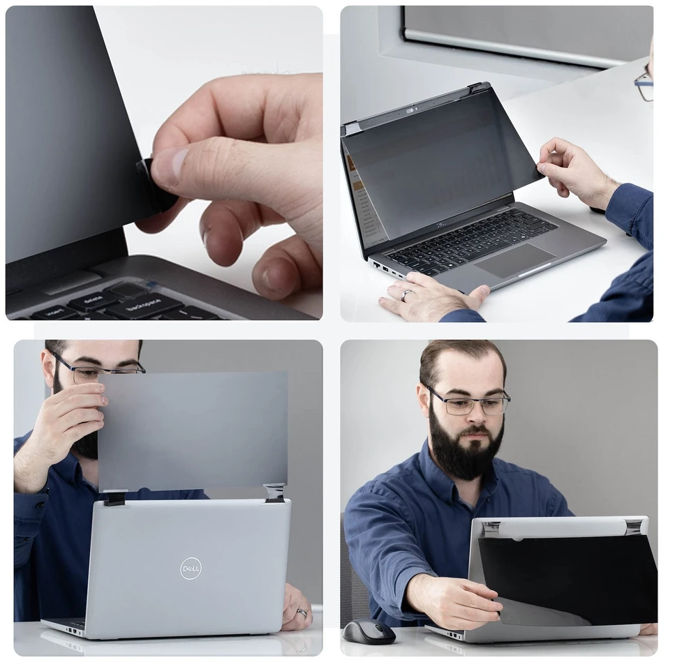 Filtras StarTech StarTech 16L6B-PRIVACY-SCREEN filtras do ekranu 40,6 cm (16'') Nešiojamas kompiuteris Bezramkowy filtras prywatności na wyswietlacz