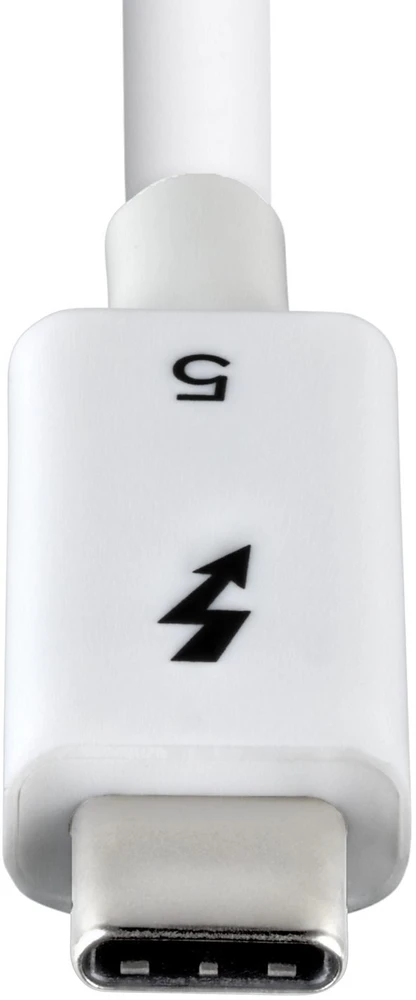 Kabelis USB StarTech Thunderbolt 5 1 m USB-C do USB-C 80-120 Gb/s 240 W PD 8K 60 Hz Baltas (TBLT5MM1M240WWH)