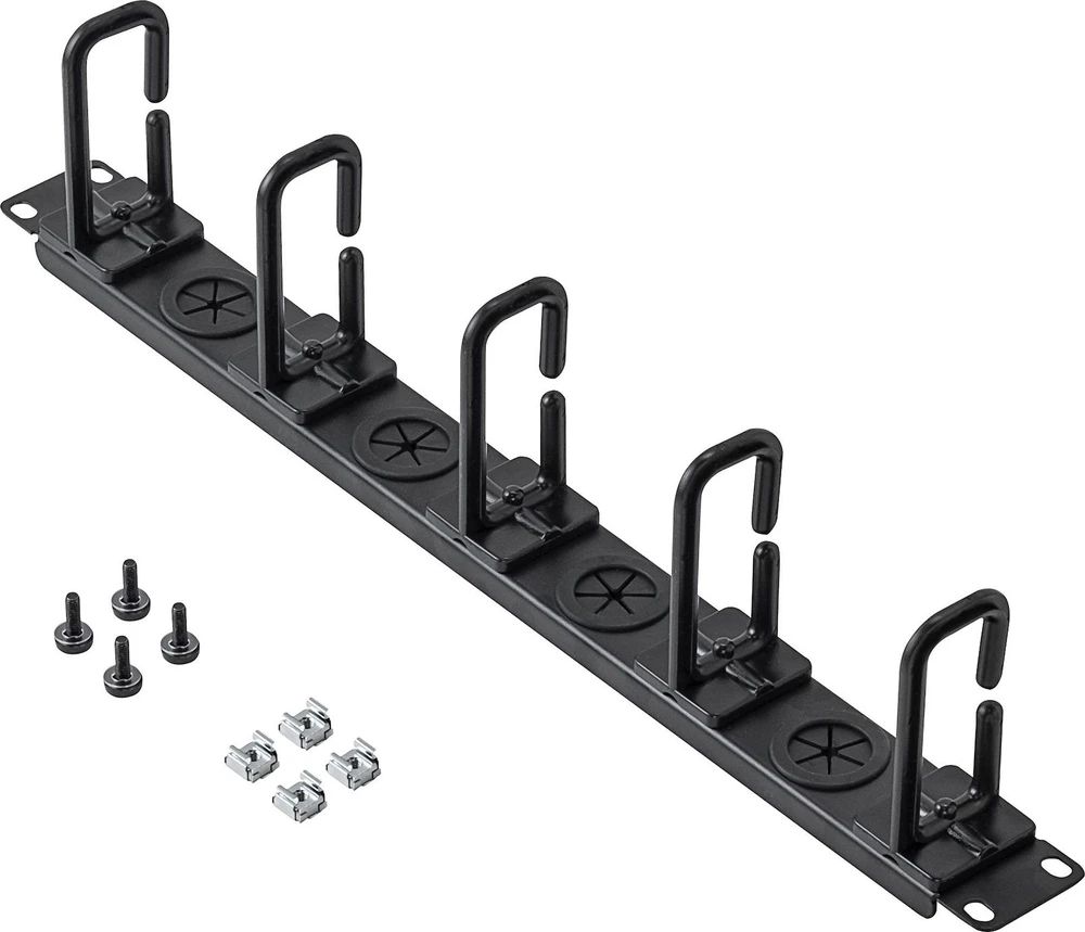 Startechcom StarTech Organizer do kabli 1U 19'' su uchwytami (CABLMANAGERH)