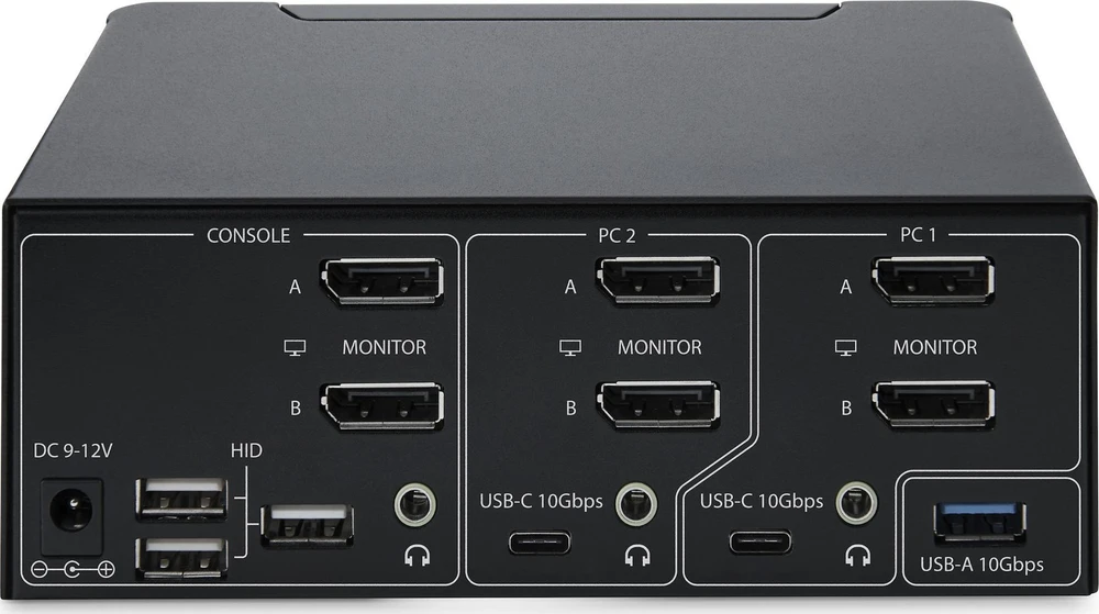 Przełącznik StarTech 2-PORT DP 1.4 KVM SWITCH - DUAL-MONITORIUS DISPLAYPORT KVM