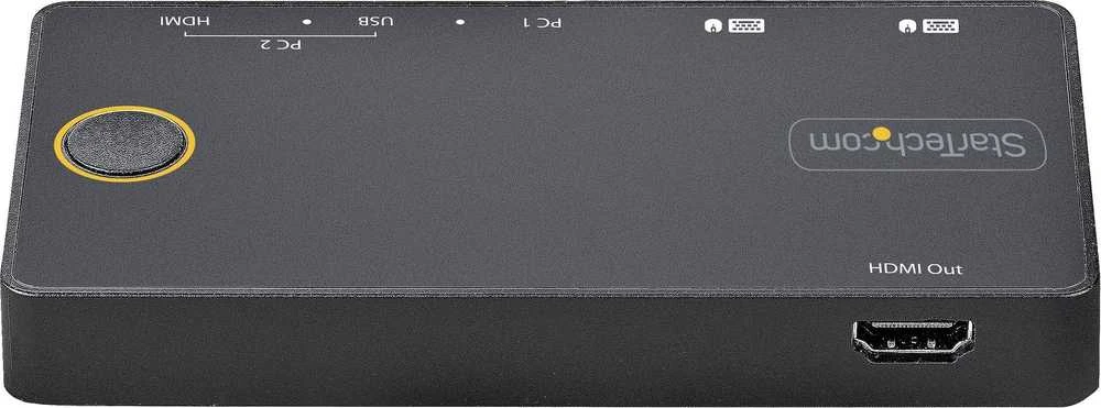 StarTech 2 PRIEDŲ HIBRIDINIS USB-C KVM JUNGIKLIS