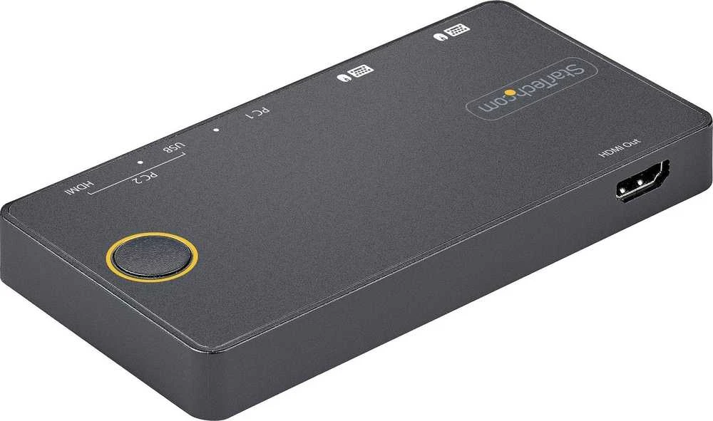 StarTech 2 PRIEDŲ HIBRIDINIS USB-C KVM JUNGIKLIS