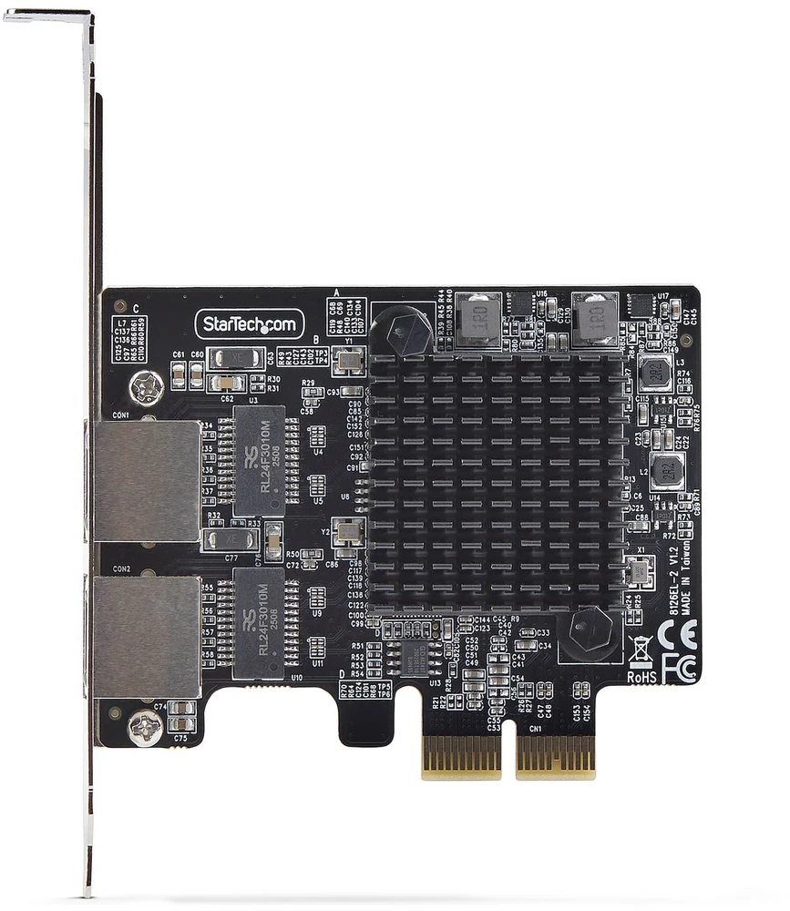 Startechcom Karta jungiama į tinklą StarTech 2-PORT NETWORK CARD TAA 10/100M/1G/2.5G/5G TAA-COMPLIANT