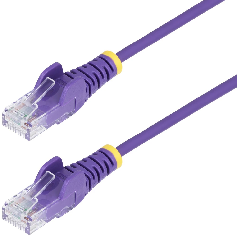 StarTech 2,5 m violetinis plonas CAT6 kabelis
