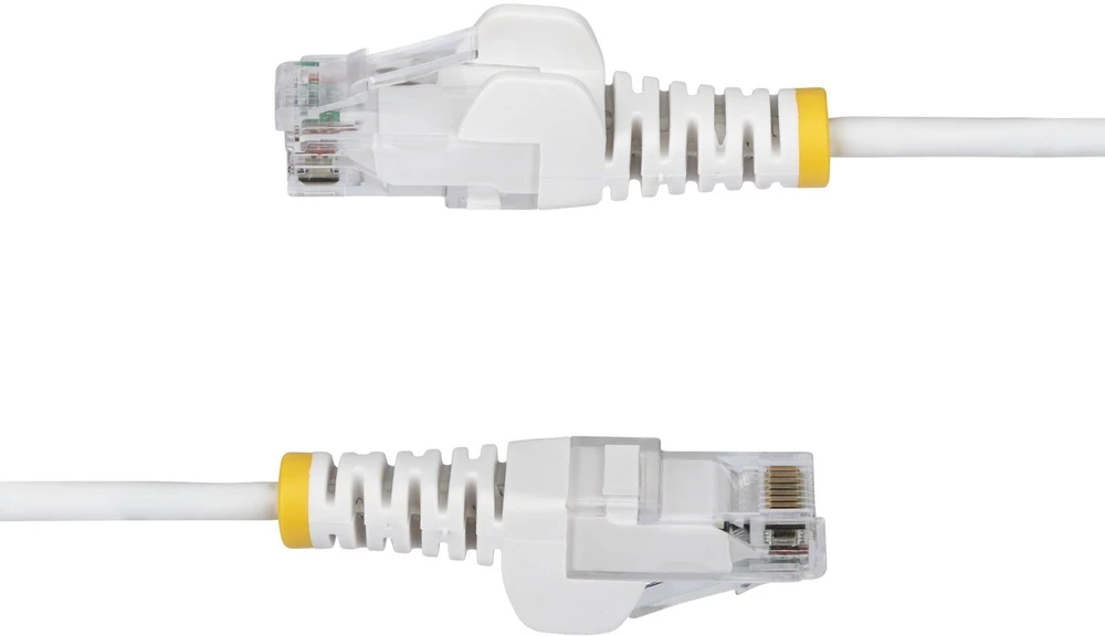 StarTech Slim Snagless Patchcord Cat6 UTP 25 cm Baltas (N6PAT25CMWHS)