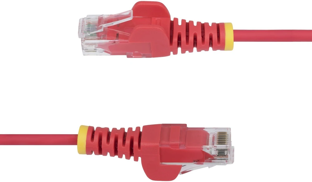 StarTech Slim Kabelis sieciowy Cat6 UTP 25 cm Raudona (N6PAT25CMRDS)