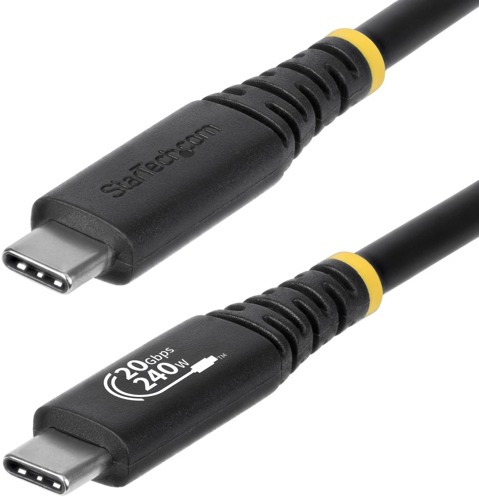 StarTech 2M USB-C CABLE USB4 20GBPS/CERTIFIED 4K120/DP1.4/240W/20GBP