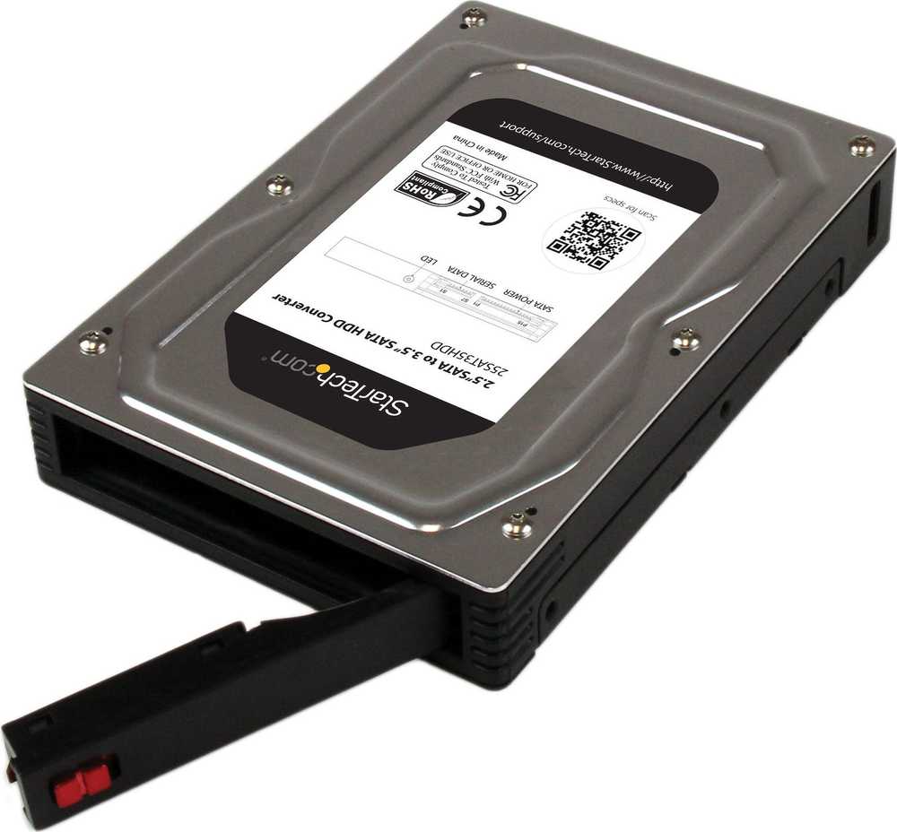 Kieszeń StarTech 3.5'' na dysk 2.5'' SATA HDD/SSD (25SAT35HDD)