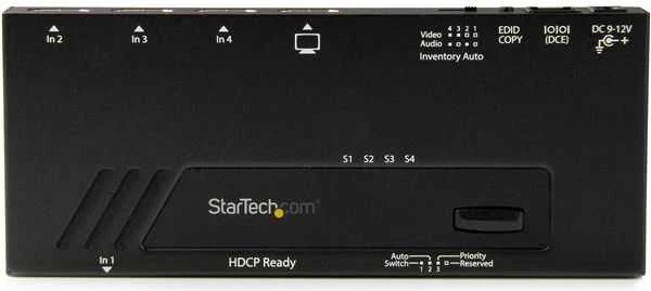 „StarTech“ 4 prievadų HDMI jungiklis (VS421HD4KA)