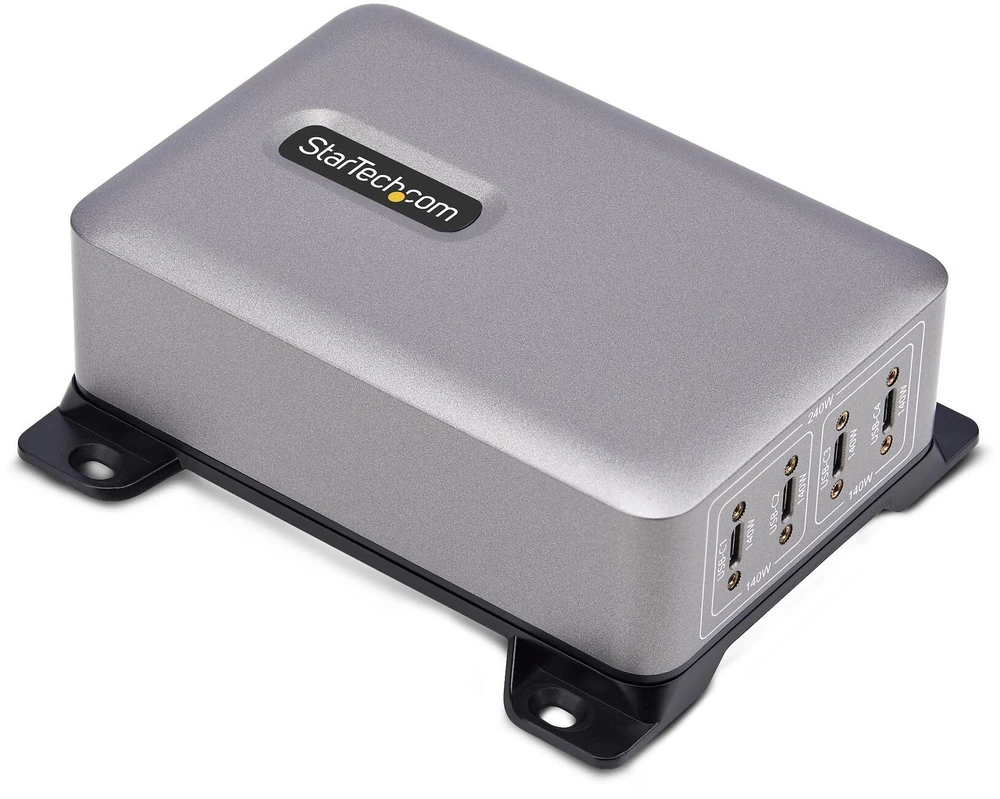 Įkroviklis StarTech USB-C 4 wyjścia 240W (424DUK-USB-C-CHARGER)