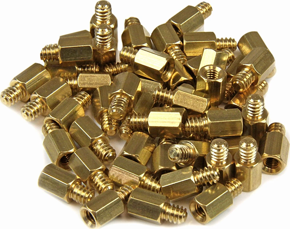 „StarTech“ pagrindinės plokštės tarpikliai 6-32 - M3 50 vnt. (SCREWNUT™)