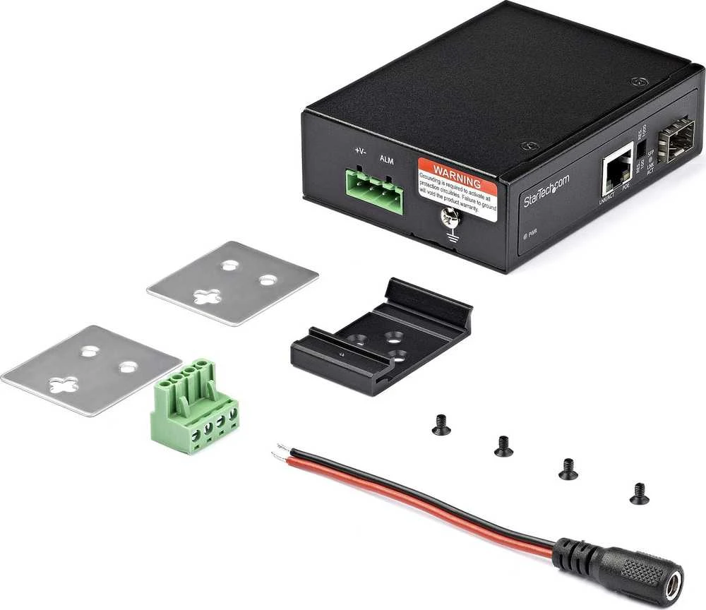 StarTech PoE+ konverteris su montavimo priedais