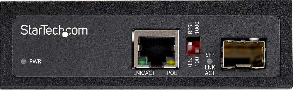 StarTech 60 WAT POE+ FIBER TO/ETHERNET MEDIA KONVERTERIS
