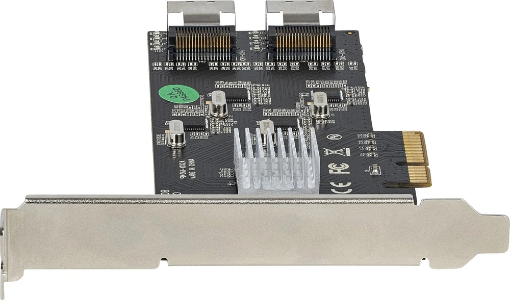 STARTECH.COM SATA PCIe Controller 8 Port - 6Gbit/s SATA PCIe Schnittstellenkarte - PCIe x4 Gen2 zu SATA III - SATA HDD/SSD