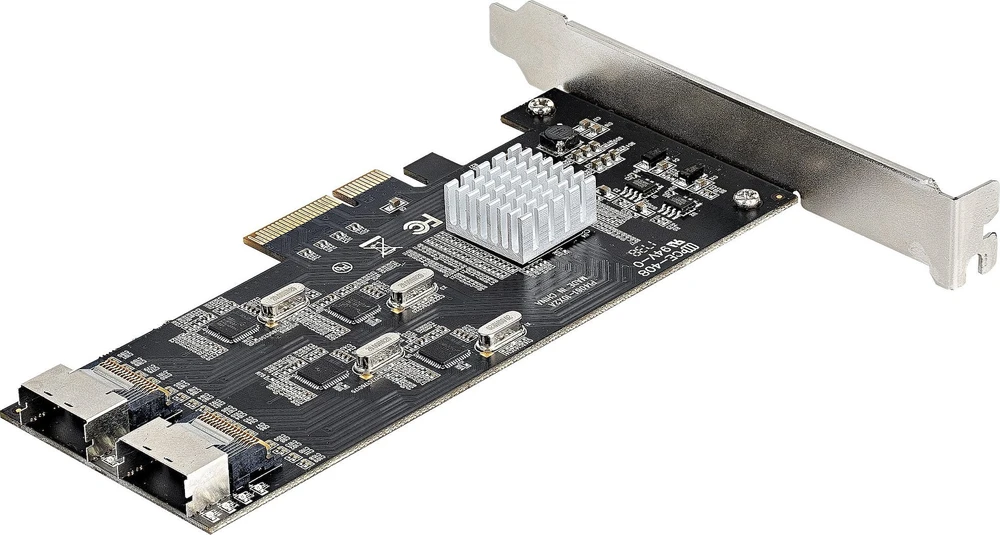 STARTECH.COM SATA PCIe Controller 8 Port - 6Gbit/s SATA PCIe Schnittstellenkarte - PCIe x4 Gen2 zu SATA III - SATA HDD/SSD