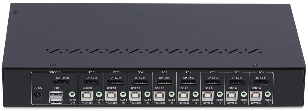 StarTech 8 PORT DISPLAYPORT KVM SWITCH EKRANAS 1.2 KVM 4K 60HZ