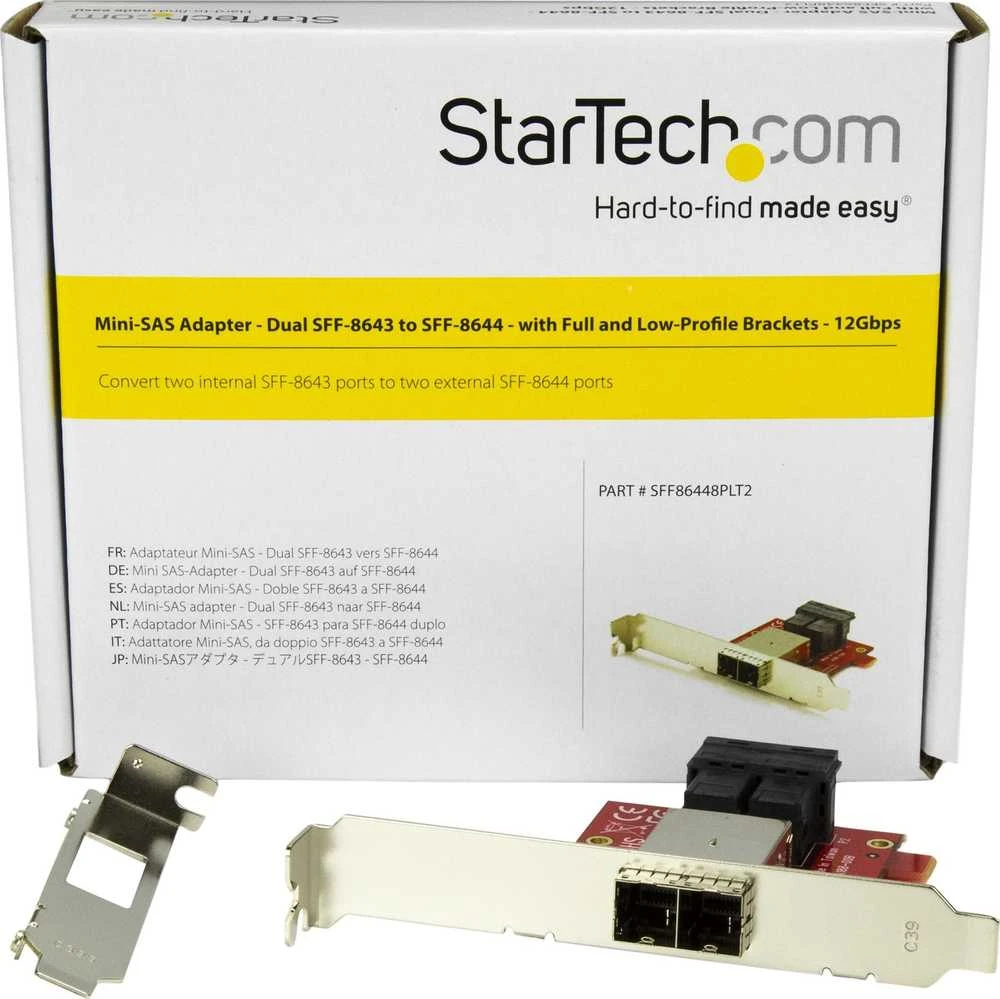 StarTech Mini-SAS adapteris su pakuote