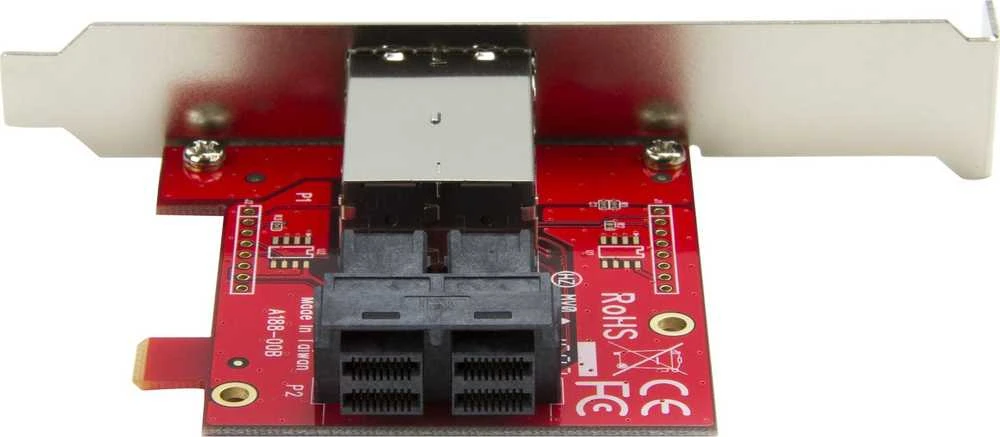 StarTech Adapteris 2x SFF-8643 - 2x SFF-8644 (SFF86448PLT2)