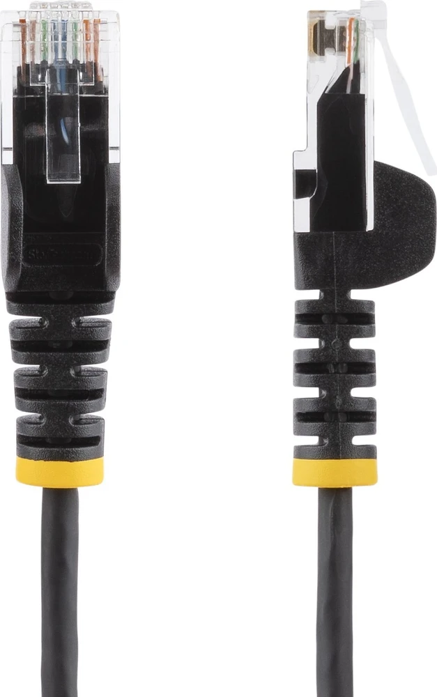„StarTech CAT6“ kabelis - 1,5 m - juodas/be užsegimo - 28 AWG varinis laidas