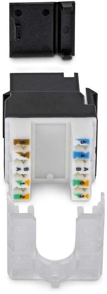 StarTech CAT6 keystone lizdas, 24 vnt. rinkinys (C6KEY110180BK24PK)