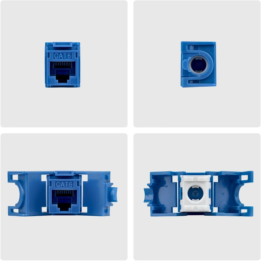 StarTech CAT6 keystone jack 24-pack (C6KEYTL180BL24PK)
