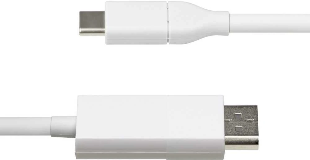 StarTech AV adapteris StarTech CDP2DP2MBW kabelio adapteris 1,9 m DisplayPort USB Type-C Baltas