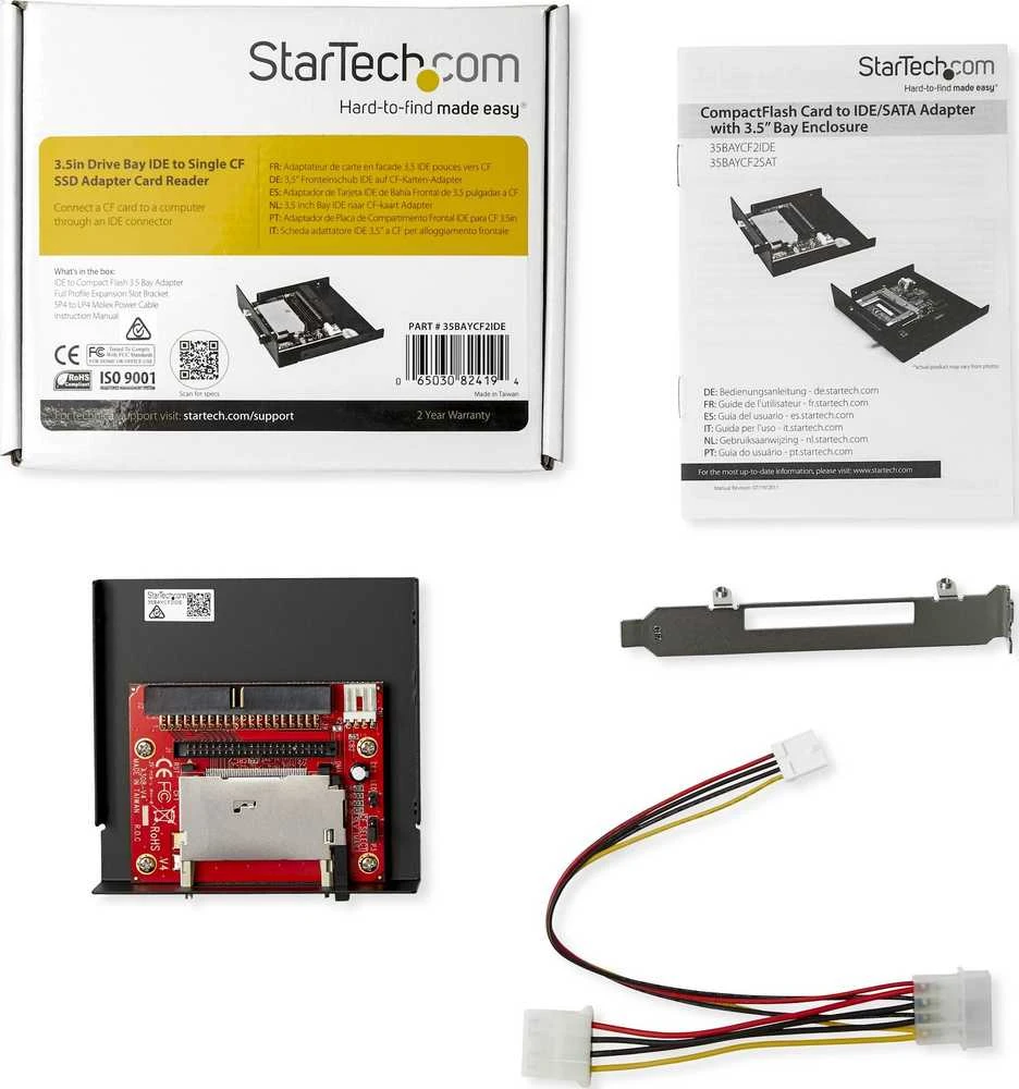 „StarTech Adapteris Compact Flash“ – IDE (35BAYCF2IDE)