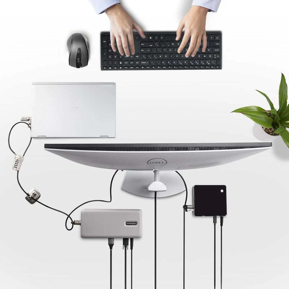 StarTech COMPUTER/PERIPHERAL LOCK KIT/LAPTOP/DESKTOP 9.8FT CABLE