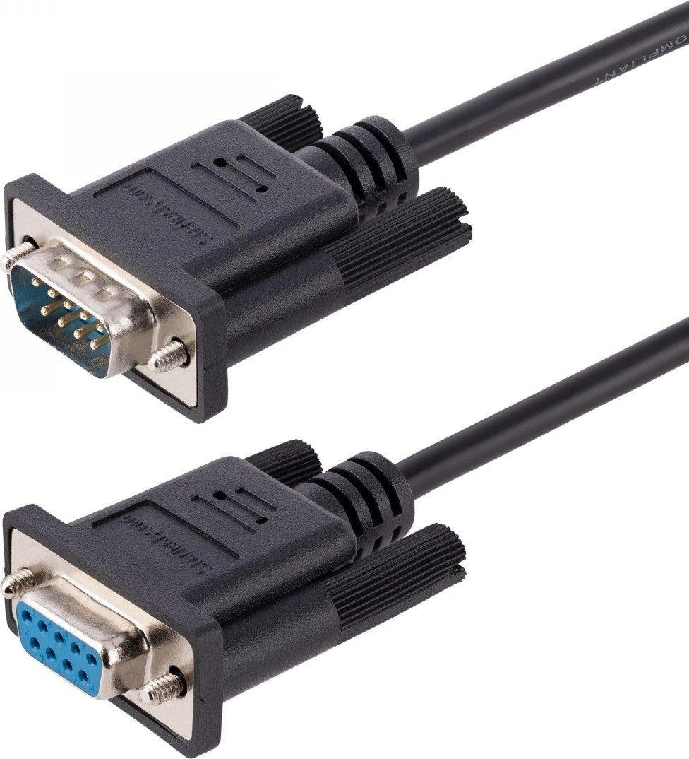 StarTech DB-9 - DB-9, 3m, Juodas (9FMNM-3M-RS232-CABLE)