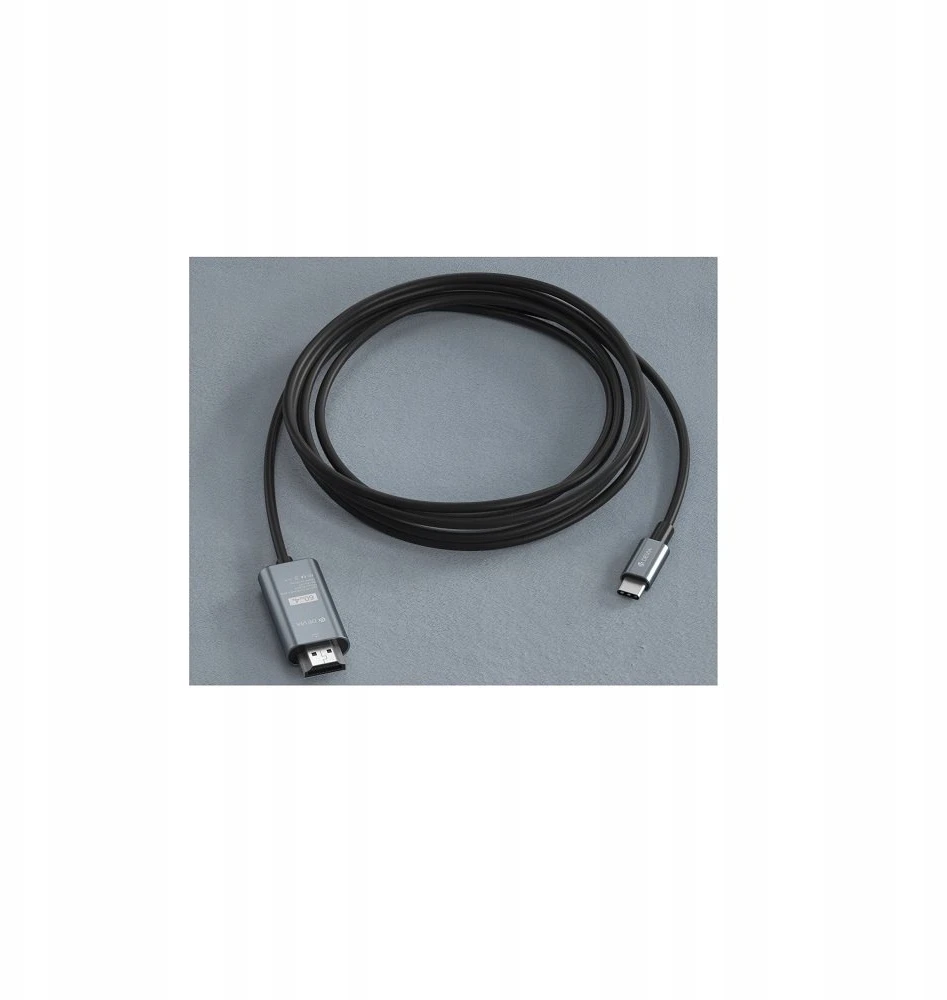 Devia kabelis Storm EC084 USB-C - HDMI 4K 60 Hz 2,0 m juodas
