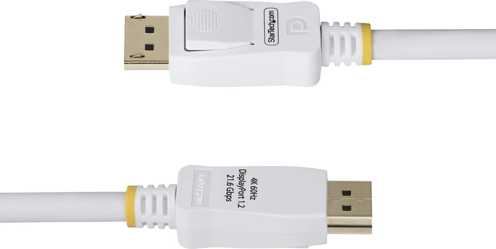 StarTech DP12-CABLE-6FTW kabelis DisplayPort 1,8 m Baltas