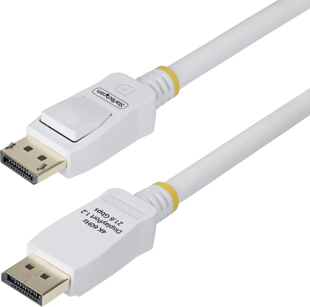 StarTech DP12-CABLE-6FTW kabelis DisplayPort 1,8 m Baltas