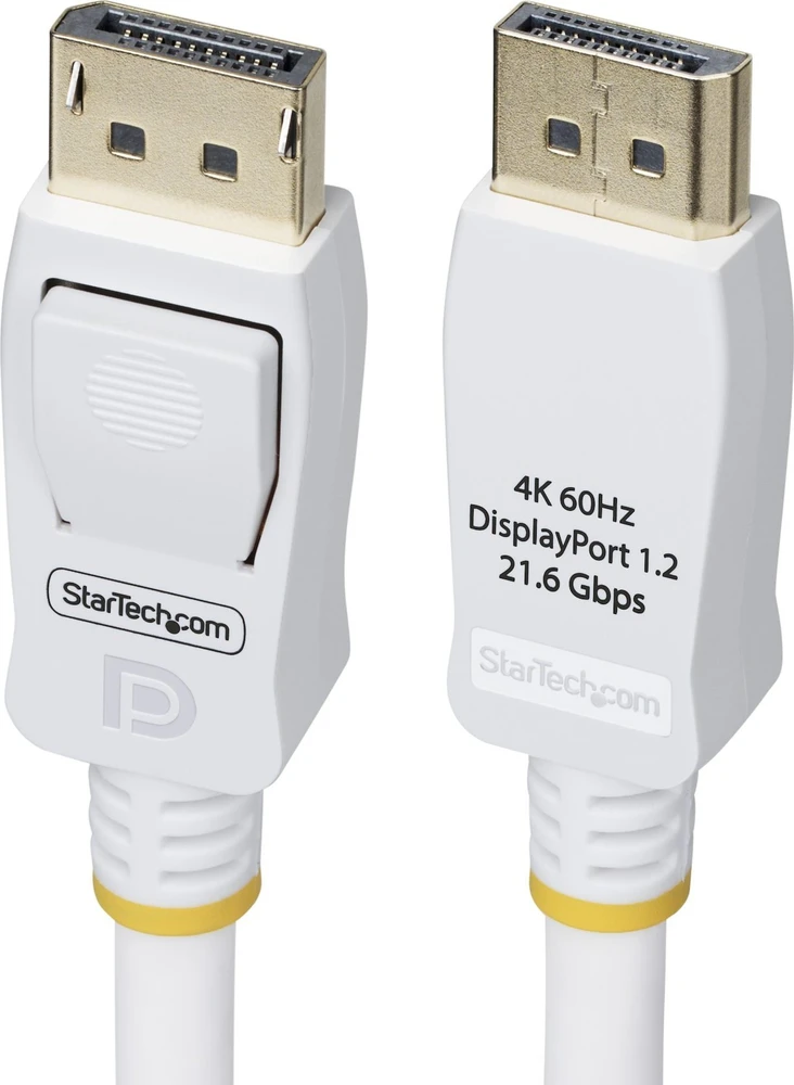 StarTech DP12-CABLE-6FTW kabelis DisplayPort 1,8 m Baltas