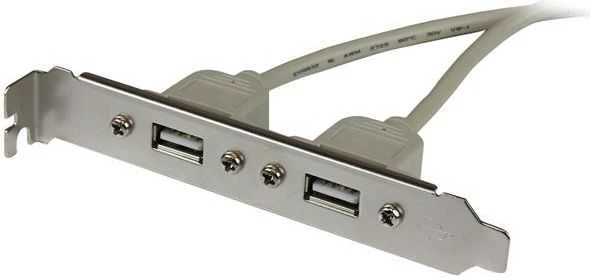 „StarTech“ galinio skydelio modulis 2x USB-A (USBPLATE)