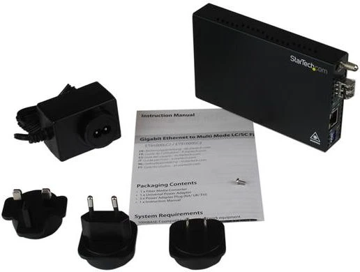 StarTech GB MM FIBER MEDIA CONVERTER LC (ET91000LC2)