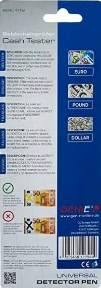 StarTech GENIE Geldschein Quicktester