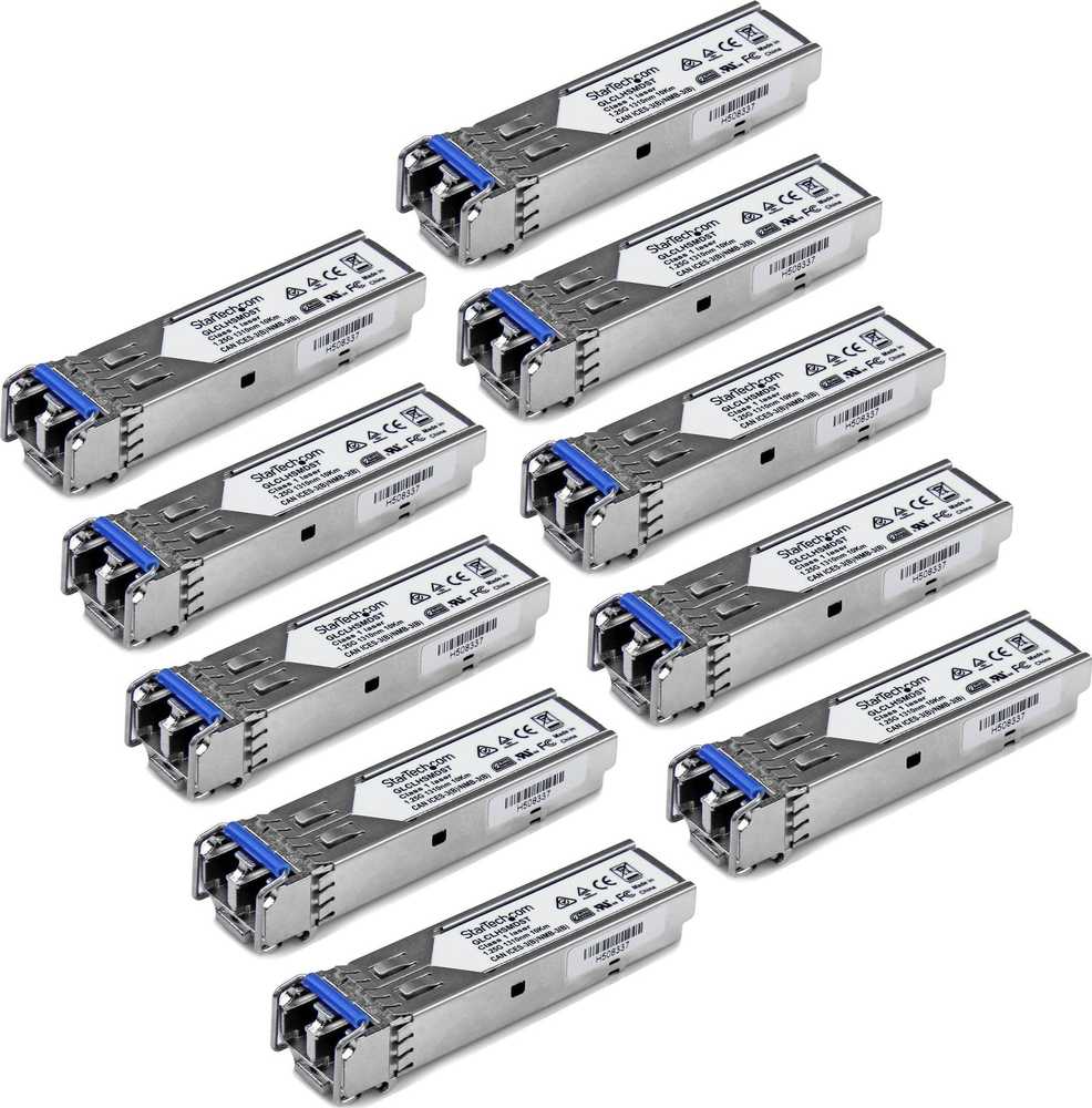 Šakotuvas StarTech GIGABIT FIBER SFP - 10 PACK - GLCLHSMD10ST