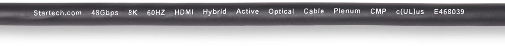 StarTech HDMI - HDMI kabelis 15,2 m, juodas (8K-A-50F-HDMI-CABLE)