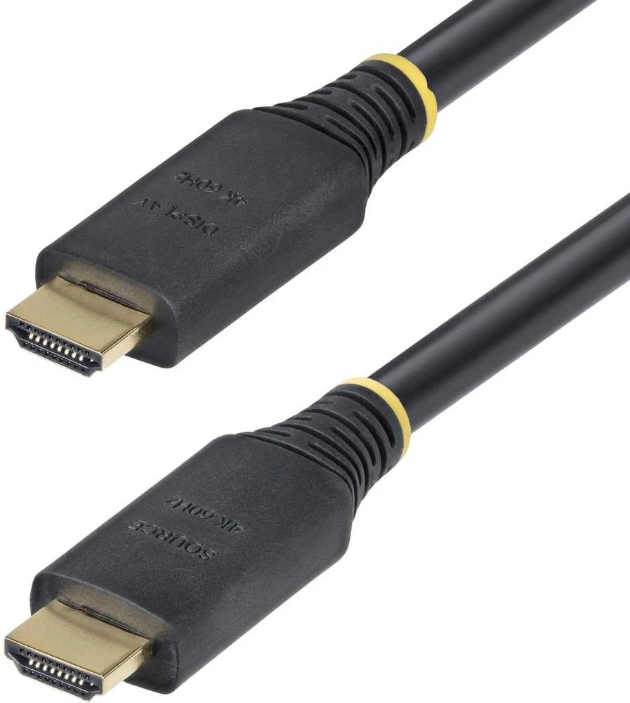 StarTech StarTech HDMI2-CABLE-4K60-15M kabelis HDMI HDMI A tipas (standartinis) Juodas