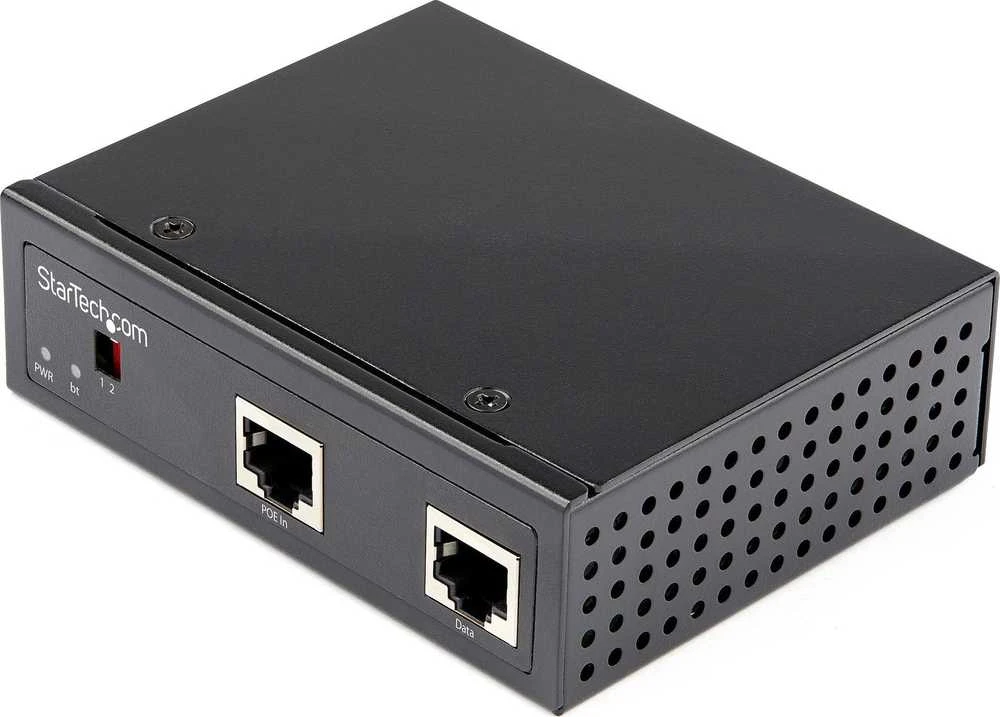 Šakotuvas StarTech PRAMONINIS GIGABITINIS POE SKIRSTYTUVAS - 12-48VDC SKIRSTYTUVAS 802.3BT ULTRA