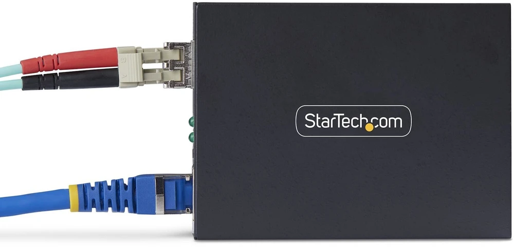 Konverteris šviesolaidinis StarTech StarTech MCM1110SMLC20 tinklo keitiklis 2000 Mbit/s 1310 nm Vienmodis Juodas