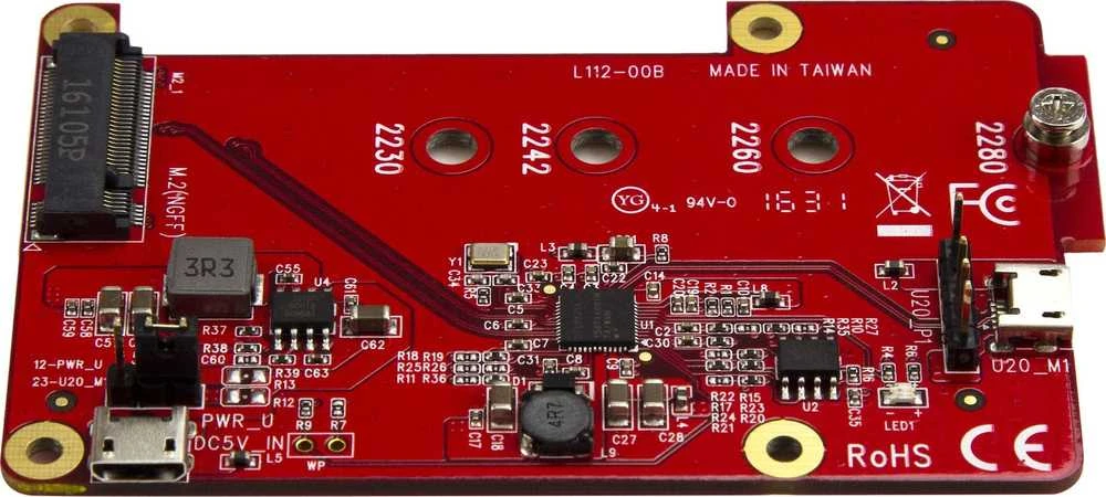 „StarTech“ modulis išplečia USB į M.2 SATA Raspberry Pi (PIB2M21)