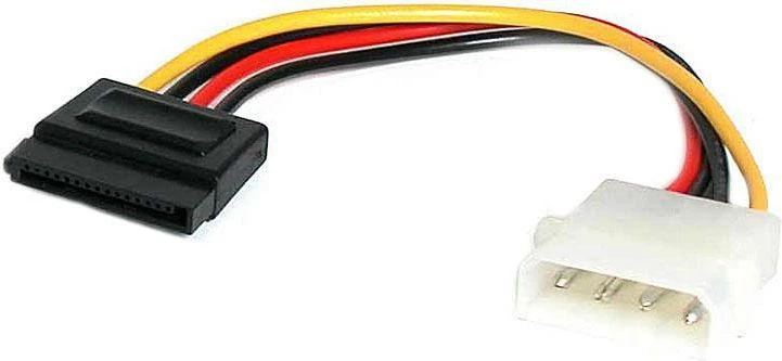 „StarTech Molex“ – SATA, 0,15 m, daugiaspalvis (SATAPOWADAP)
