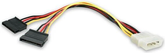 "StarTech Molex" - SATA x2, 0,3 m, daugiaspalvis (PYO2LP4SATA)